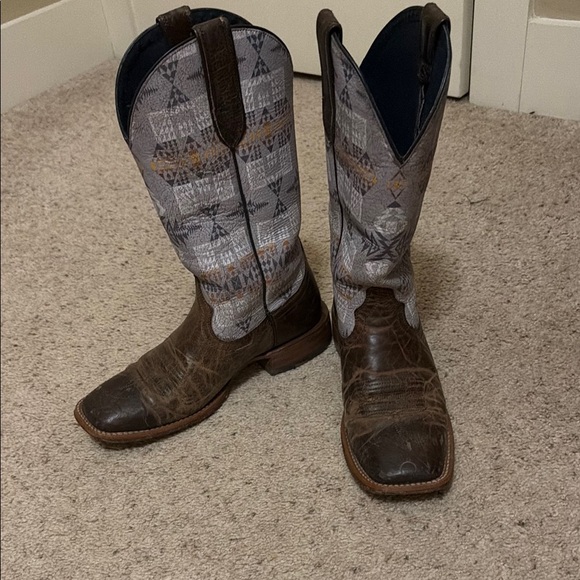 Ariat Other - Ariat Brown and Gray Western Boots